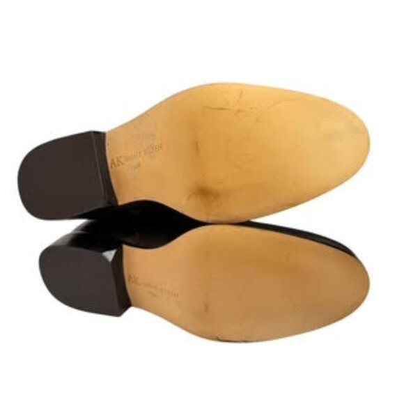 Anne Klein Maemmie Black Leather Tall Riding Equestrian Classic Boots 7.5M - Picture 8 of 13